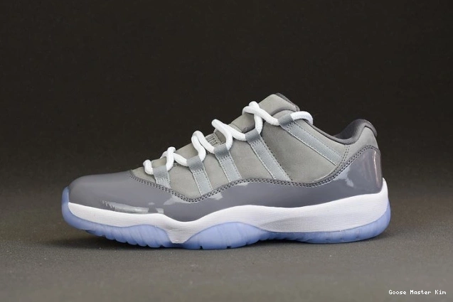 Grey Jordan Cool Low 11 Air 528895-003 0820